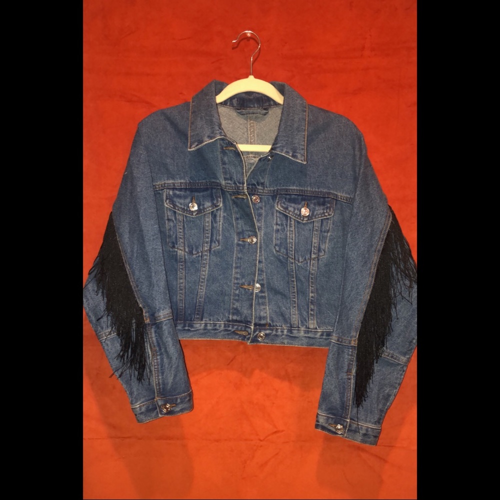 Fringe Denim Jacket